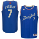 Men's New York Knicks #7 Carmelo Anthony Blue 2015-2016 Christmas Day Stitched NBA Jersey