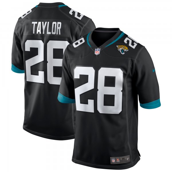 Men's Jacksonville Jaguars Fred Taylor Nike Black Game Retired Player Jersey