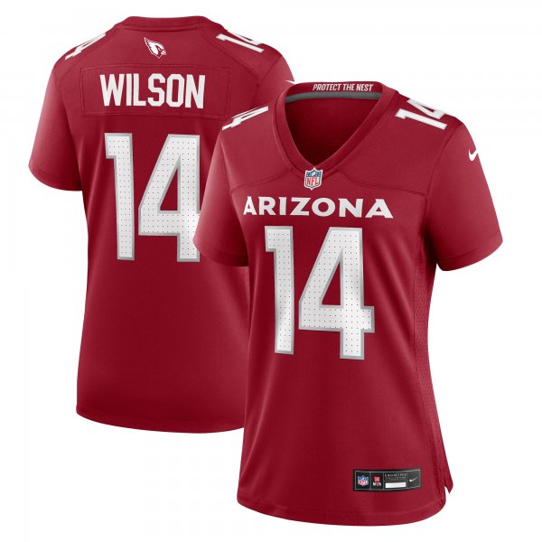 Women's Arizona Cardinals Michael Wilson Nike  Cardinal Team Game Jersey