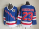 Men's New York Rangers #23 Beukeboom Blue Throwback NHL Jersey