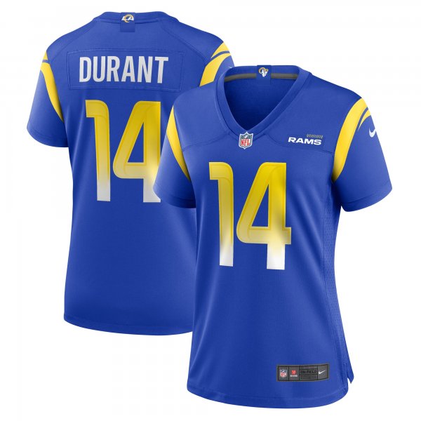 Women's Los Angeles Rams Cobie Durant Nike Royal Game Player Jersey