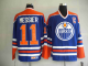 Edmonton Oilers #11 Mark Messier Stitched Light Blue NHL Jersey