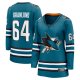 Women's San Jose Sharks Mikael Granlund Fanatics Teal Home Breakaway Player Jersey