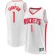 Men's Houston Rockets Amen Thompson Fanatics White Fast Break Replica Player Jersey - Association Edition