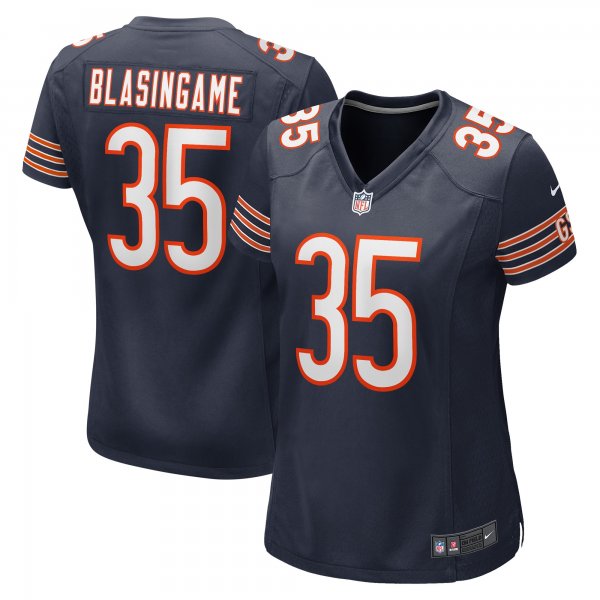 Women's Chicago Bears Khari Blasingame Nike Navy Game Player Jersey