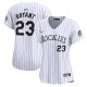 Women's Colorado Rockies Kris Bryant Nike White Home Limited Player Jersey