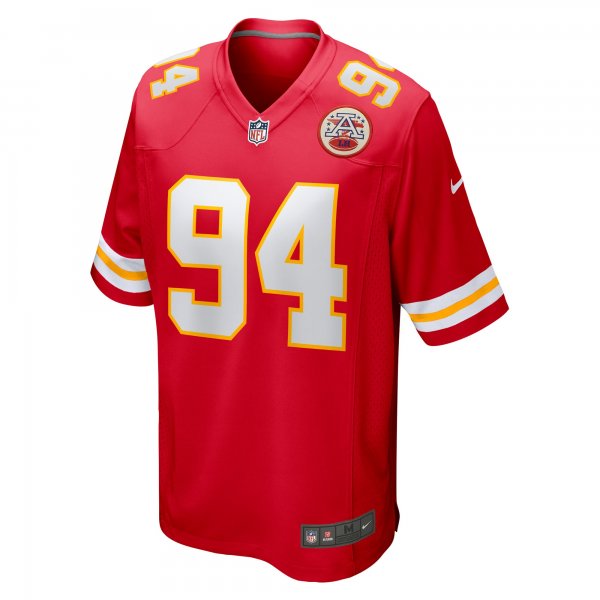 Men's Kansas City Chiefs Malik Herring Nike Red Team Game Player Jersey