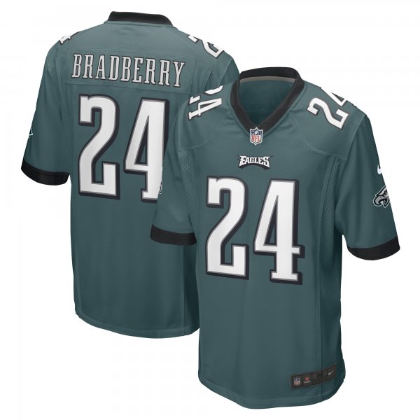 Men's Philadelphia Eagles James Bradberry Nike Midnight Green Game Player Jersey