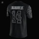 Men's Carolina Panthers Sam Darnold Nike Black RFLCTV Limited Jersey