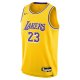 Youth Los Angeles Lakers LeBron James Nike Gold Swingman Jersey - Icon Edition