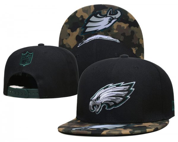 Philadelphia Eagles Black and Camouflag Cap