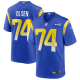 Men's Los Angeles Rams #74 Merlin Olsen Nike Royal Game Player NFL Jersey