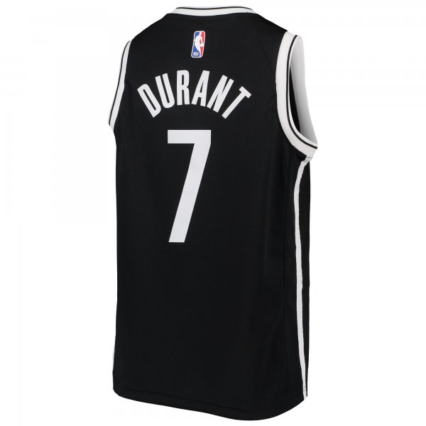 Youth Brooklyn Nets Kevin Durant Nike Black Swingman Jersey - Icon Edition