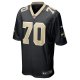 Men's New Orleans Saints Trevor Penning Nike Black Game Player Jersey