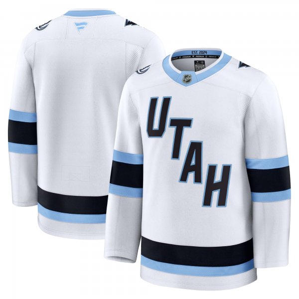 Men's Utah Mammoth White Away Premium Jersey