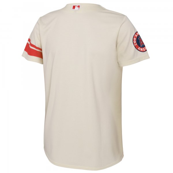 Youth Los Angeles Angels Nike Cream City Connect Replica Team Jersey