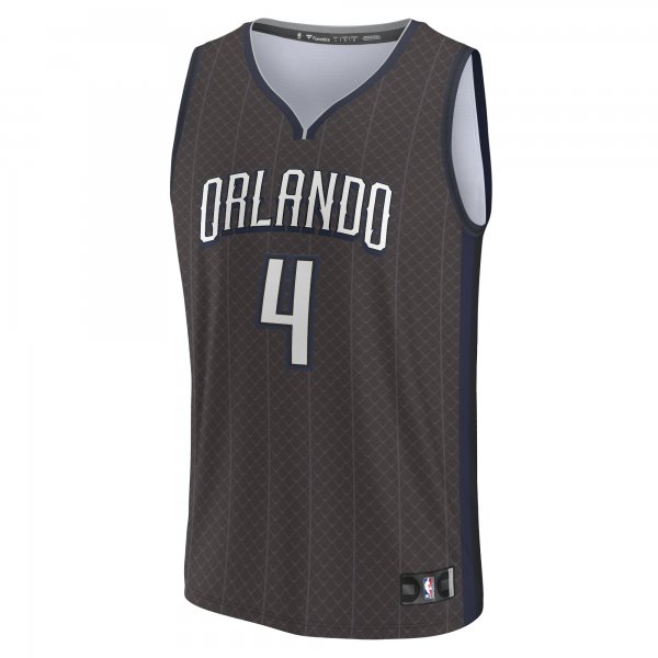 Men's Orlando Magic Jalen Suggs Fanatics Black Fastbreak Jersey - City Edition