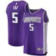 Youth Sacramento Kings De'Aaron Fox Fanatics Purple Fast Break Player Jersey - Icon Edition