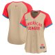 Women's American League Nike Cream 2024 MLB All-Star Game Cool Base Jersey