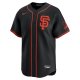 Men's San Francisco Giants Jung Hoo Lee Nike Black Alternate Limited Player Jersey