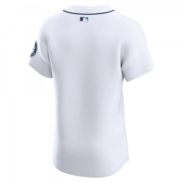 Men's Seattle Mariners Nike White Home Elite Jersey