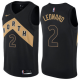 Men's Nike Toronto Raptors #2 Kawhi Leonard Black Swingman City Edition NBA Jersey