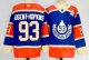 Men's #93 Ryan Nugent-Hopkins Edmonton Oilers Orange And Blue City Edition Jersey