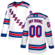 Men's Adidas Rangers Personalized White Road NHL Jersey