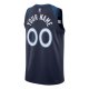 Men's Minnesota Timberwolves Nike Navy 2021/22 Diamond Swingman Custom Jersey - Icon Edition