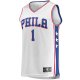 Men's Philadelphia 76ers James Harden Fanatics White Fastbreak Replica Player Jersey - Association Edition