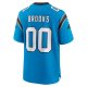 Men's Carolina Panthers Jonathon Brooks Nike Blue 2024 NFL Draft Alternate Game Player Jersey