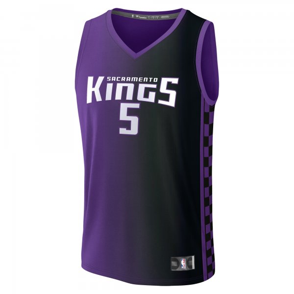 Men's Sacramento Kings De'Aaron Fox Fanatics Purple Fast Break Replica Player Jersey - Statement Edition