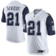 Nike Dallas Cowboys #21 Deion Sanders White Men's Stitched NFL Limited Rush Jersey