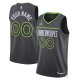 Men's Minnesota Timberwolves Jordan Brand Black 2022/23 Swingman Custom Statement Edition Jersey