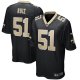 Men's New Orleans Saints Cesar Ruiz Nike Black Player Game Jersey