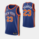 2023-24 City Edition New York Knicks #23 Mitchell Robinson Blue Swingman Jersey