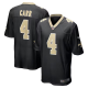 Men's Nike New Orleans Saints #4 Derek Carr Black Limited Jersey