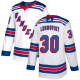 Adidas New York Rangers #30 Henrik Lundqvist White Road Stitched NHL Jersey