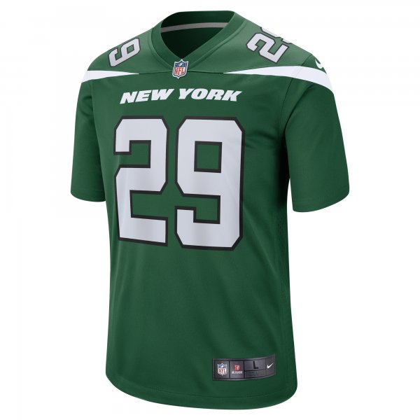 Men's New York Jets Jarrick Bernard Converse Nike Gotham Green  Game Jersey