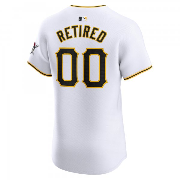 Men's Pittsburgh Pirates Nike White Home Elite Pick-A-Player Retired Roster Jersey