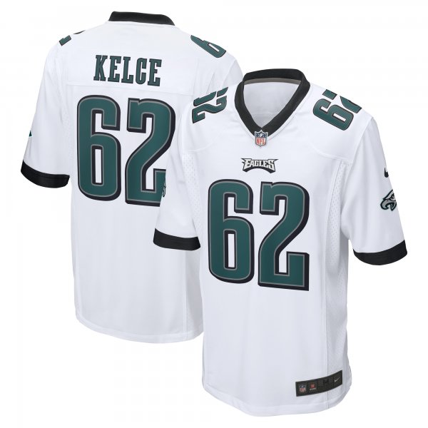 Men's Philadelphia Eagles Jason Kelce Nike White  Game Jersey