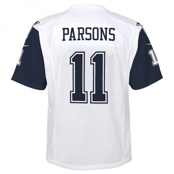 Youth Dallas Cowboys Micah Parsons Nike White Alternate Game Jersey