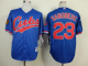 Chicago Cubs #23 Ryne Sandberg Blue 1994 Turn Back The Clock Stitched MLB Jersey