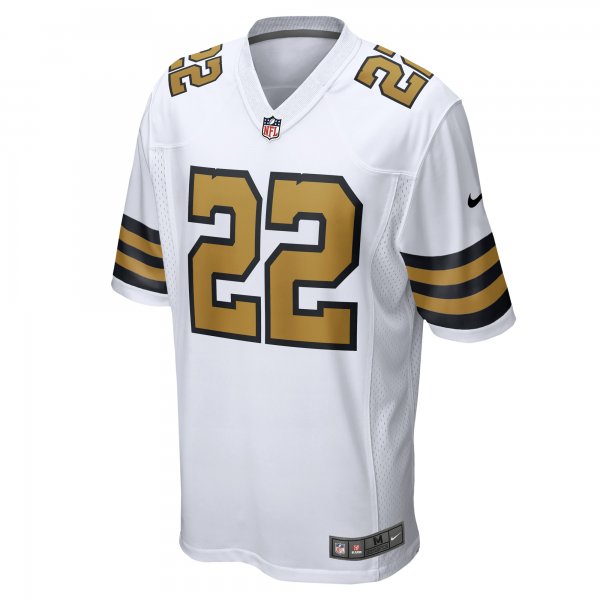 Men's New Orleans Saints Rashid Shaheed Nike  White Alternate Game Jersey