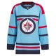 Men's Winnipeg Jets  adidas Light Blue Anniversary Primegreen Jersey