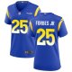 Women Nike #25 Emmanuel Forbes Jr. Royal Los Angeles Rams Game Player Jersey