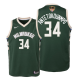 Youth Milwaukee Bucks #34 Giannis Antetokounmpo 2021 NBA Finals Green Jersey