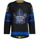 Men's adidas Black Toronto Maple Leafs x drew house Alternate Custom Jersey