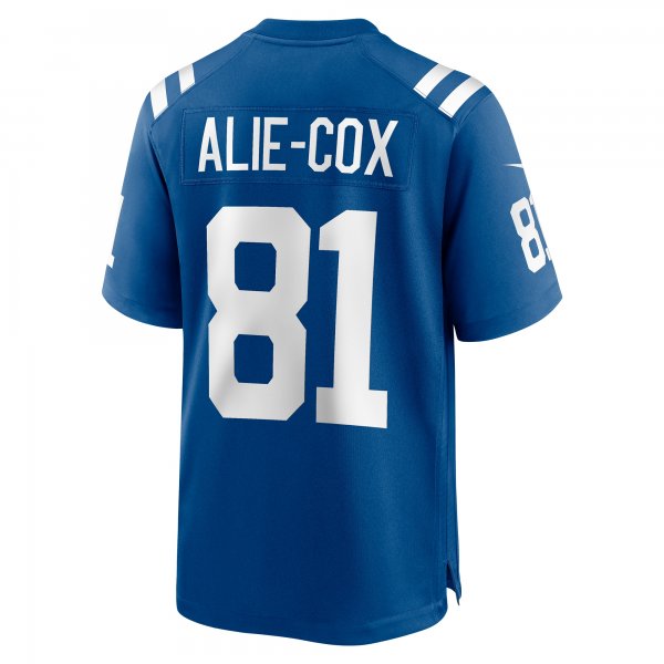 Men's Indianapolis Colts Mo Alie-Cox Nike Royal Team Game Jersey