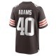 Men's Cleveland Browns Matthew Adams Nike  Brown Team Game Jersey